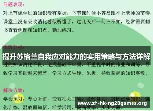 提升苏格兰自我应对能力的实用策略与方法详解