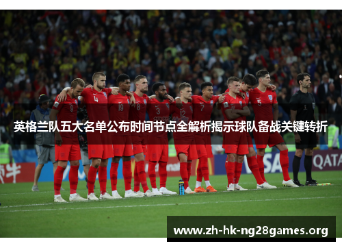 英格兰队五大名单公布时间节点全解析揭示球队备战关键转折